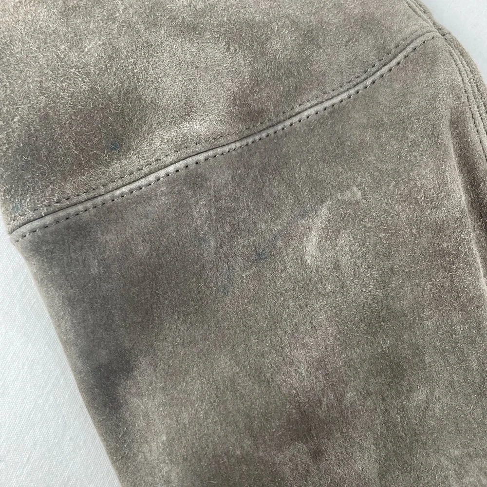 Stuart Weitzman‎ Lowland Suede Over-the-Knee Boots in Taupe Size 7.5